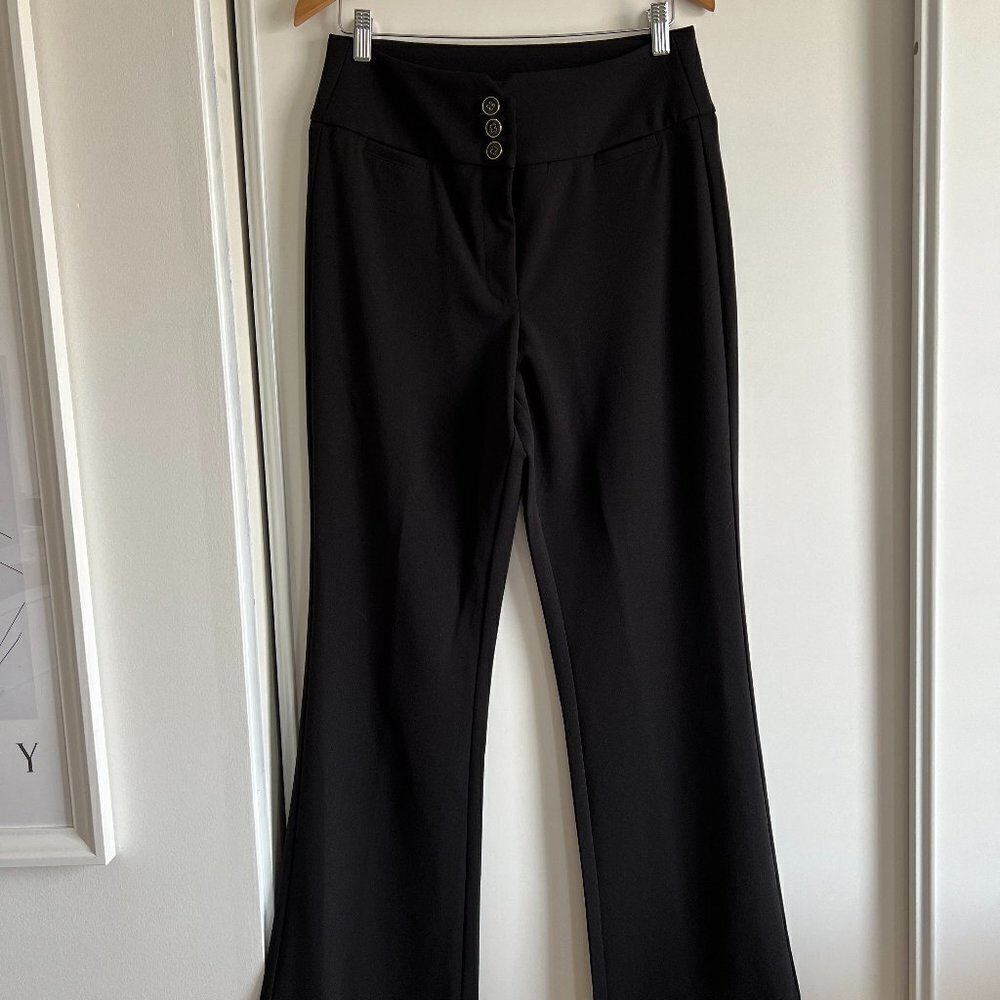 Karl Lagerfeld Paris | Black Wide Leg Dress Pants